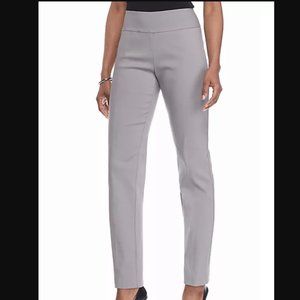 GRAY PULL ON PANTS SIZE 16 SHORT TUMMY CONTROL